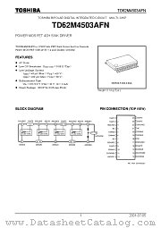 TD62M4503AFN datasheet pdf TOSHIBA