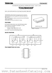 TD62M4600F datasheet pdf TOSHIBA