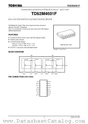 TD62M4601F datasheet pdf TOSHIBA