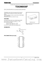 TD62M8600F datasheet pdf TOSHIBA