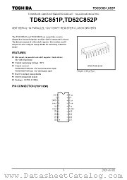 TD62C852P datasheet pdf TOSHIBA