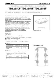 TD62651F datasheet pdf TOSHIBA