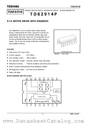 TD62914P datasheet pdf TOSHIBA