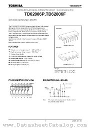 TD62006P datasheet pdf TOSHIBA