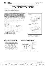 TD62007F datasheet pdf TOSHIBA