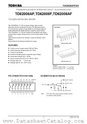 TD62008AF datasheet pdf TOSHIBA