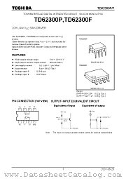 TD62300F datasheet pdf TOSHIBA