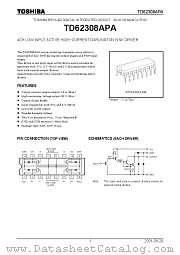 TD62308APA datasheet pdf TOSHIBA