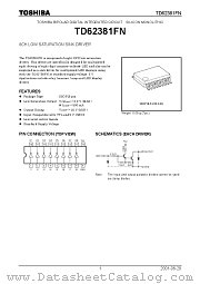 TD62381FN datasheet pdf TOSHIBA