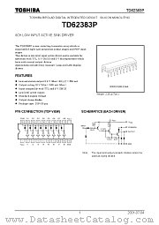 TD62383P datasheet pdf TOSHIBA