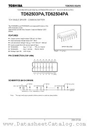 TD62503PA datasheet pdf TOSHIBA