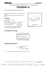 TD62504P-H datasheet pdf TOSHIBA