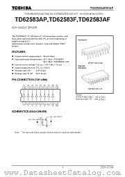 TD62583AP datasheet pdf TOSHIBA