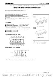 TD62706F datasheet pdf TOSHIBA