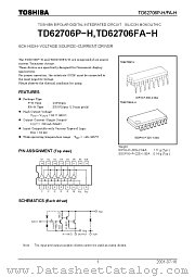 TD62706FA-H datasheet pdf TOSHIBA