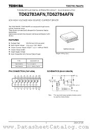 TD62784AFN datasheet pdf TOSHIBA