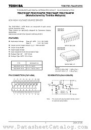 TD62784AP datasheet pdf TOSHIBA