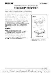 TD62930F datasheet pdf TOSHIBA