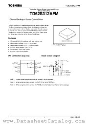 TD62S312AFM datasheet pdf TOSHIBA