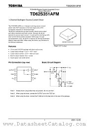 TD62S351AFM datasheet pdf TOSHIBA