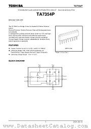 TA7354P datasheet pdf TOSHIBA