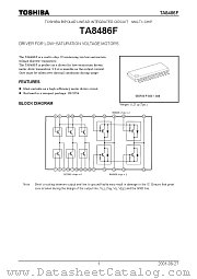 TA8486F datasheet pdf TOSHIBA