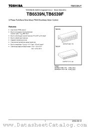 TB6539N datasheet pdf TOSHIBA