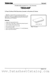 TB6548F datasheet pdf TOSHIBA