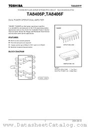 TA8406P datasheet pdf TOSHIBA