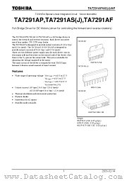 TA7291AP datasheet pdf TOSHIBA