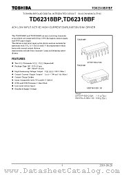 TD62318BP datasheet pdf TOSHIBA