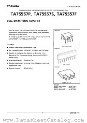 TA75557P datasheet pdf TOSHIBA