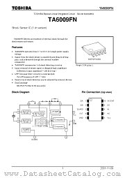 TA6009FN datasheet pdf TOSHIBA