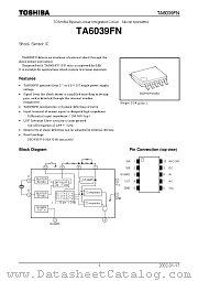 TA6039FN datasheet pdf TOSHIBA