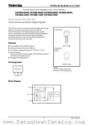 TA78DL15AF datasheet pdf TOSHIBA