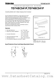 TD74BC541P datasheet pdf TOSHIBA