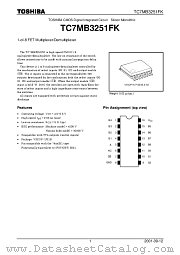 TC7MB3251FK datasheet pdf TOSHIBA