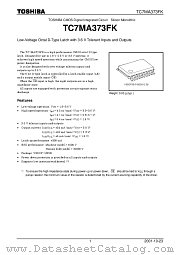 TC7MA373FK datasheet pdf TOSHIBA