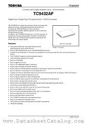 TC9432AF datasheet pdf TOSHIBA