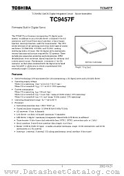 TC9457F datasheet pdf TOSHIBA