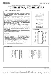 TC74HC237AF datasheet pdf TOSHIBA