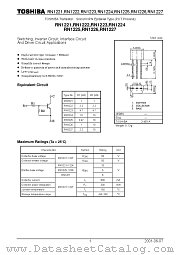 RN1224 datasheet pdf TOSHIBA