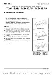 TC9412AF datasheet pdf TOSHIBA