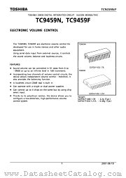 TC9459F datasheet pdf TOSHIBA