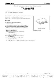 TA2056FN datasheet pdf TOSHIBA