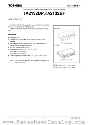 TA2132BP datasheet pdf TOSHIBA