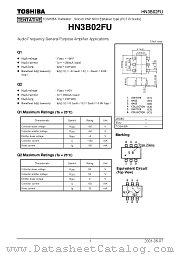 HN3B02FU datasheet pdf TOSHIBA