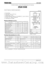 2SA1048 datasheet pdf TOSHIBA