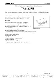 TA2120FN datasheet pdf TOSHIBA