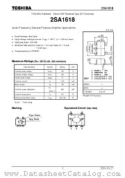 2SA1618 datasheet pdf TOSHIBA